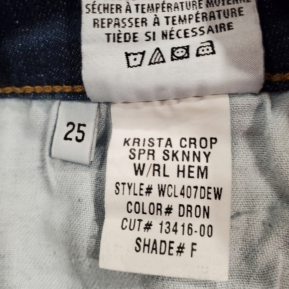 Hudson Krista Crop Skinny Jeans Release Hem - Picture 8 of 8